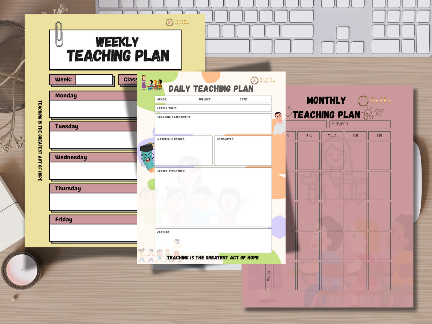 Weekly Teaching Planner