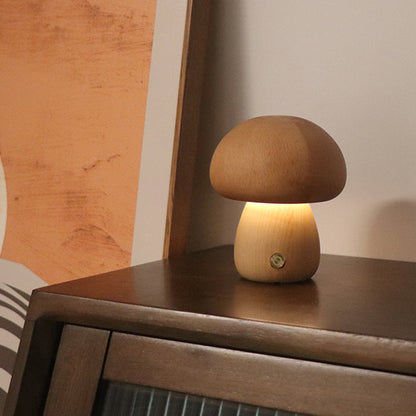 Mushroom LED Night Light With Touch Switch