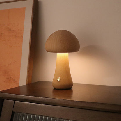 Mushroom LED Night Light With Touch Switch